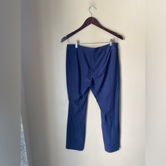 Eileen Fisher Pull On High Rise Straight Leg Knit Trouser Pants - Picture 4 of 7